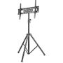 MANHATTAN Universal Portable TV Mount Tripod - Supports 37 to 70 inch TVs - Tiltable - Black
