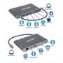 MANHATTAN MH Docking, Converter,  USB Type-C-Docking/  Mini-DP/ HDMI/ VGA/  (152808)