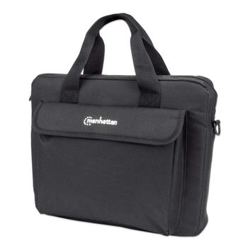MANHATTAN London Notebook Computer Briefcase 12.5, Top Load  Fits Most Widescreens Up To 12.5, Black (439862)