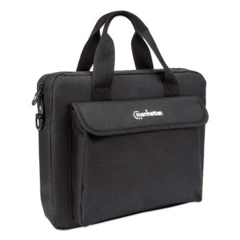 MANHATTAN London Notebook Computer Briefcase 12.5, Top Load  Fits Most Widescreens Up To 12.5, Black (439862)