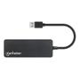 MANHATTAN MH USB Hub, USB 3.2 Gen 1 Hub, black, 4-port, Retail Box (164900)
