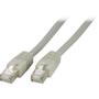 DELTACO S / FTP Cat6 patch cable, LSZH, 1m, gray