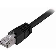 DELTACO FTP Cat.6 patch cable 1m, black