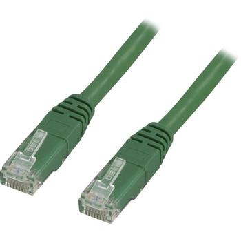 DELTACO UTP Cat6 patch cable 0.3m, green (TP-603G)