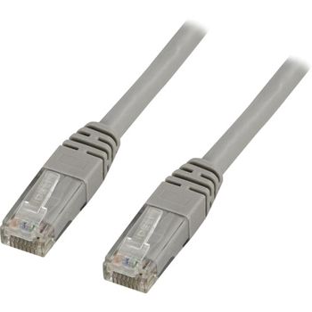 DELTACO UTP Cat.6 patch cable 10m, gray (TP-610)