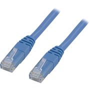 DELTACO UTP Cat.6 patch cable 0.5m, blue