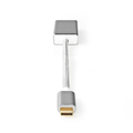 NEDIS USB-C 3.2 to DisplayPort Adapter, 0,2m - Silver