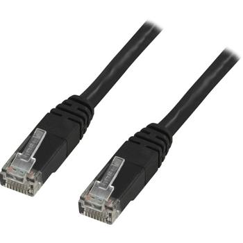 DELTACO UTP Cat.6 patch cable 2m, black (TP-62S)