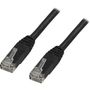 DELTACO UTP Cat.6 patch cable 2m, black - LAGERSALG 1 stk på lager i Oslo