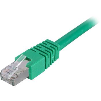 DELTACO FTP Cat.6 patch cable 5m, green (STP-65G)