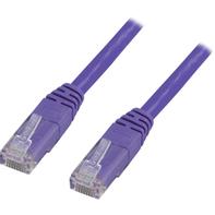 Deltaco Koblingskabel - RJ-45 (hann) til RJ-45 (hann) - 7 m - UTP - CAT 6 - flertrådet - purpur