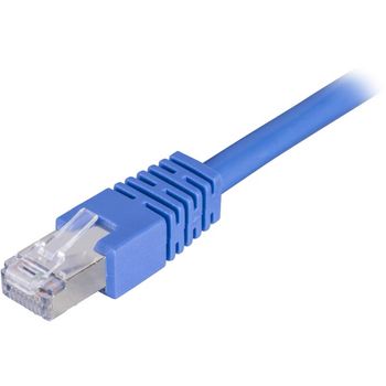 DELTACO FTP Cat.6 patch cable 5m, blue (STP-65B)
