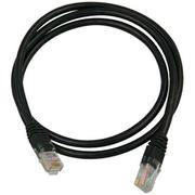 DELTACO UTP Cat.5e patch cable 0.5m, black