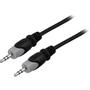 DELTACO MM-149-K Audio Cable Black 1m