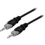 DELTACO MM-149-K Audio Cable Black 1m