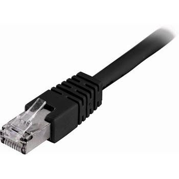 DELTACO F / UTP Cat6 patch cable 30m, black (STP-630S)