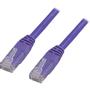 DELTACO UTP Cat.6 patch cable 15m, purple