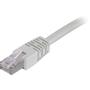 DELTACO F / UTP Cat6 patch cable, 1.5m, gray