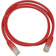 DELTACO UTP Cat.5e patch cable 1m, red