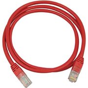 DELTACO UTP Cat.5e patch cable 0.5m, red