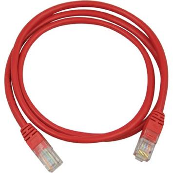 Deltaco UTP Cat.5e patch cable 3m, red (R3-TP)