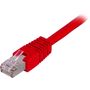 DELTACO FTP Cat.6 patch cable 5m, red