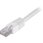 DELTACO FTP Cat.6 patch cable 1m, white (STP-61V)