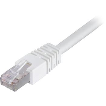DELTACO FTP Cat.6 patch cable 5m, white (STP-65V)