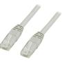 DELTACO Blister, UTP Cat.6 patch cable 15m, gray