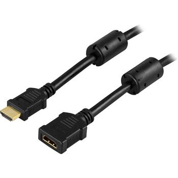 DELTACO HDMI 1.3 extension cable, HDMI Type A male - female, 2m, black (HDMI-122)