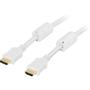 DELTACO HDMI with Ethernet cable HDMI 1m White