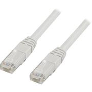 DELTACO Connecting cable - RJ-45 (male) to RJ-45 (male) - 1.5 m - UTP - CAT 6 - white (TP-611V)