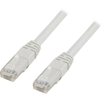 DELTACO UTP Cat6 patch cable 0.3m, white (TP-603V)