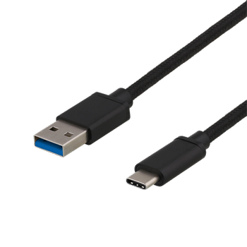 DELTACO USB 3.1 Gen 1 A-C 1m 3A/60W Black (USBC-1152)