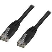 DELTACO UTP Cat.6 patch cable 0.5m, black