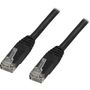 DELTACO UTP Cat6 patch cable 0.3m, black