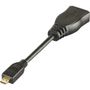 DELTACO HDMI adapter HDMI 10cm Black