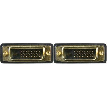 Deltaco DVI-kabel - DVI-D (hann) til DVI-D (hann) - 2 m (DVI-600A)