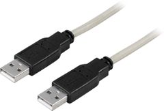 DELTACO USB 2.0 kabel Typ A hane - Typ B hane 1m