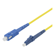 DELTACO Fiber cable, LC - SC, 9/125, OS1/2, singlemode,  LSZH, 1m (LCSC-81)