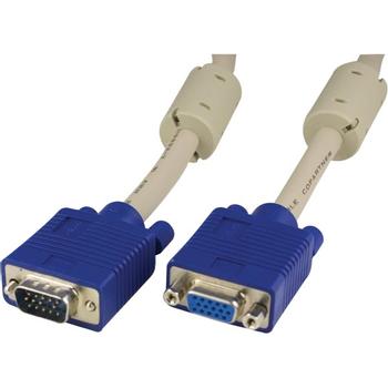 DELTACO VGA extension cable - 5m (RGB-6B)