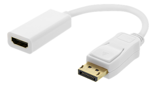 DELTACO Videoadapter DisplayPort / HDMI 20cm (DP-HDMI44)