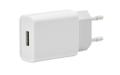 SIGN Wall charger for iPhone, iPad, Android 1xUSB-A, 2.4A - White