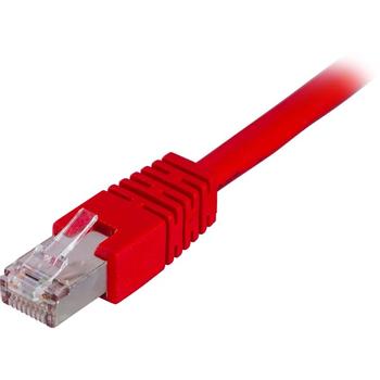DELTACO FTP Cat6 patch cable 0.3m, red (STP-603R)