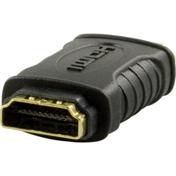 DELTACO HDMI adapter, HDMI 19-pin female to female (HDMI-12)