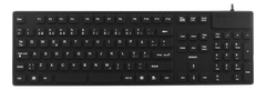DELTACO TB-501 Wired Keyboard Pan Nordic Black (TB-501)