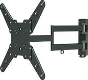 Deltaco ARM-425 - Veggmontering for TV - svart - monteringsgrensesnitt: 75 x 75 mm