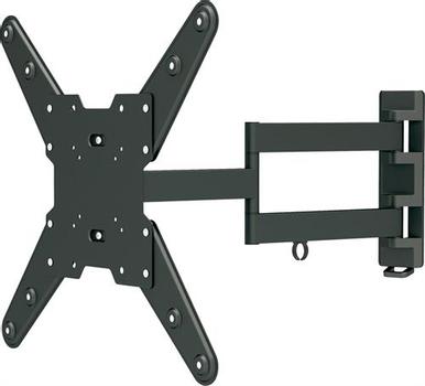 Deltaco ARM-425 - Veggmontering for TV - svart - monteringsgrensesnitt: 75 x 75 mm (ARM-425)