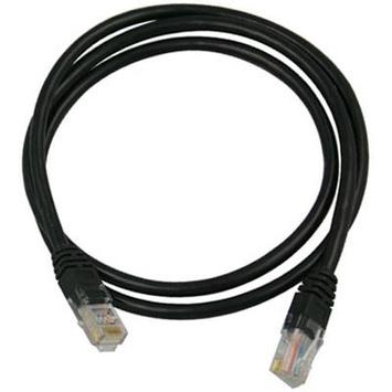 Deltaco UTP Cat.5e patch cable 3m, black (S3-TP)