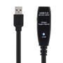 DELTACO USB 3.0 USB extension cable 5m Black